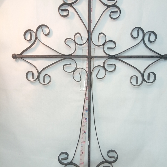 𝅺18" rustic metal cross - Picture 4 of 6